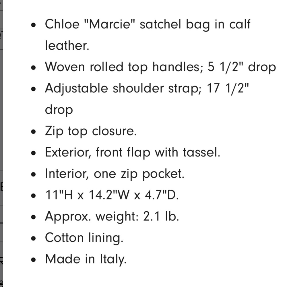 Chloe Medium Marcie Leather Crossbody Bag with Gold Hardware. Iconic Bag!! - Picture 8 of 9